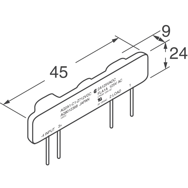 AQ2A2-C1-T5VDC Panasonic Electric Works  Solid State Relays